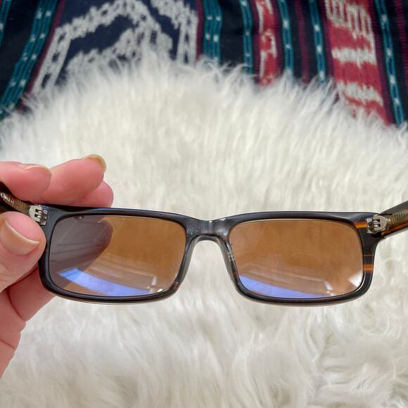 Warby Parker prescription lens sunglasses Felion Brown Rectangle FRAMES ONLY - Picture 7 of 8